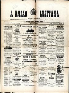 A União Lusitana August 26, 1893