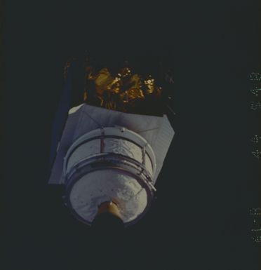 61B-44-054B - STS-61B - RCA SATCOM K-2 communications satellite after deployment from Atlantis