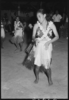 Hula dancer, Mauke Island, Cook Islands - Photograph taken by Mr Malloy