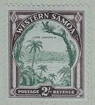 Stamp: Western Samoan Two Shillings