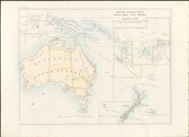 Provincia  Ecclesa. di Sydney Diocesi nella Nuova Zelanda e vicariati aplici : della Melanesia, Nuova Caledonia, dell' Oceania Centrale e dell' arcipelago dei navigatori