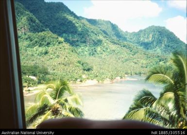 Village on Fagaloa Bay, Upolu