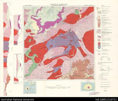 Fiji, Viti Levu, Geology of Namosi Area, GS 454, Sheet 12, 1:50 000, 1970