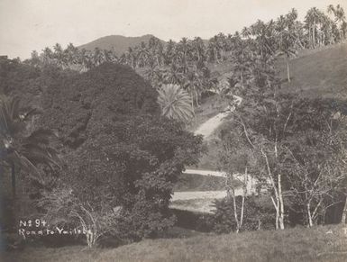 Road to Vailele. From the album: Photographs of Apia, Samoa