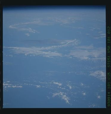 STS051-101-012 - STS-051 - Earth observations