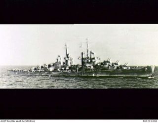 GUADALCANAL, SOLOMON ISLANDS, 1942-08-07. THE CRUISER USS SAN JUAN, WHICH PARTICIPATED IN THE INVASION