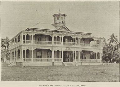 The King's new memorial palace, Lifuka Island, Ha'apai Group, Tonga