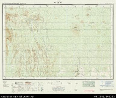 Samoa, Savai'i, Mafane, Series: NZMS 174, Sheet 12, 1969, 1:20 000