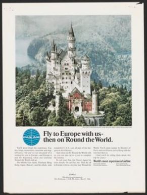 Fly to Europe with us--then on 'Round the World.