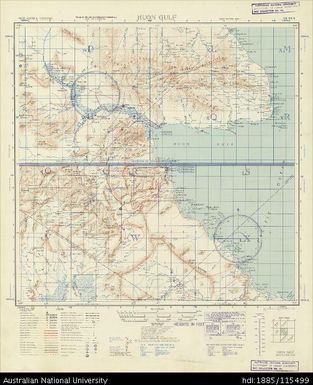 Papua New Guinea, Huon Gulf, Series: AMS T401, Sheet SB 55-5, 1943, 1:500 000