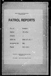 Patrol Reports. Western District, Olsobip, 1968 - 1969