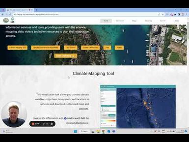 Walk-through Video Demonstration of the VanKIRAP Project’s Vanuatu Climate Futures Portal. (1)