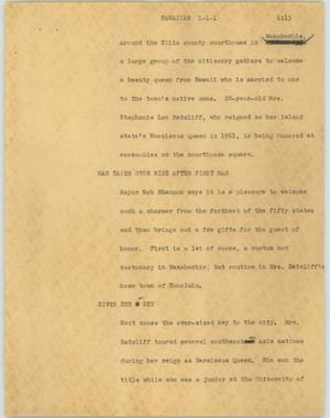 [News Script: Hawaiian]