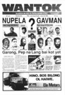 Wantok Niuspepa--Issue No. 0941 (July 16, 1992)