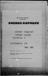 Patrol Reports. Milne Bay District, Alotau, 1968 - 1969