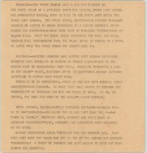[News Script: News story roundup]