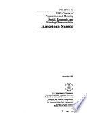 1990 census of population and housing Social, economic, and housing characteristics : American Samoa