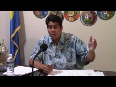 Candidacy Talk Show with Surangel Whipps, Jr. for President of Palau - (7-29-16)