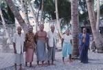 Toeaina (elders) with new village net they have completed