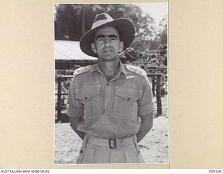 TOROKINA, BOUGAINVILLE. 1945-11-25. CAPTAIN F.B. MAILES, COMMANDING OFFICER, 13 FIELD BAKERY UNIT