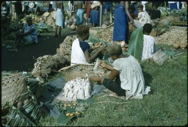 Lime seller at the native market : Rabaul, New Britain, Papua New Guinea, 1960-1961 / Terence and Margaret Spencer