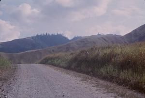 [Landscape of forested mountainside in Papua New Guinea]