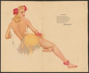 [Esquire Magazine Varga Girl Illustration: Reveille]