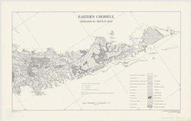 Eastern Choiseul : geological sketch map / drawn and photographed by Directorate of Overseas Surveys