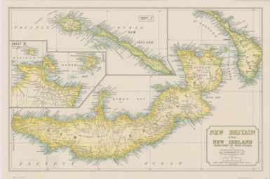 New Britain and New Ireland, Territory of New Guinea (front)