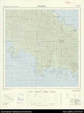 Solomon Islands, British Solomon Islands Protectorate, Choiseul, Series: X711, Sheet 7-157-1, 1971, 1:50 000