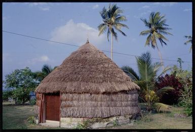 Traditional hut in the village of We on Lifou Island