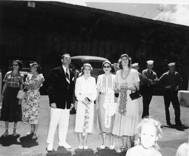 John, Georgiana, and Kate Parks with Beth Gregory