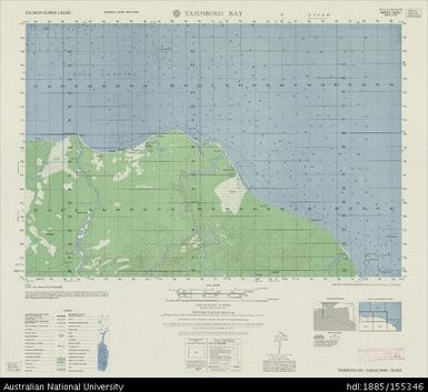 Solomon Islands, Guadalcanal Island, Tasimboko Bay, Series: X713, Sheet 7829 I, 1960, 1:50 000