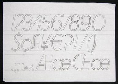 Churchward Legible Condensed Light Italic Sketch