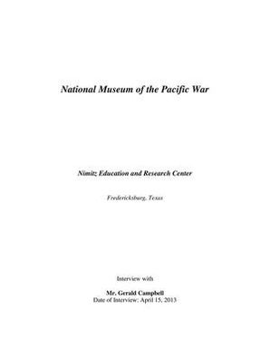 Oral History Interview with Gerald Campbell, April 15, 2013