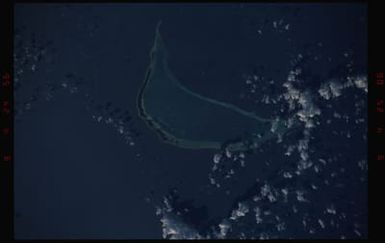 STS050-11-008 - STS-050 - Earth observation scenes of Taongi Atoll, Marshall Islands.