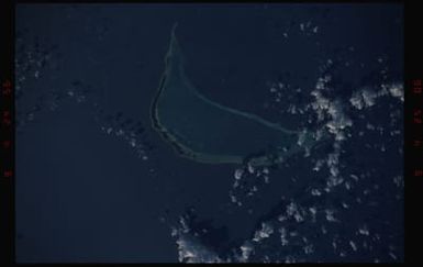 STS050-11-008 - STS-050 - Earth observation scenes of Taongi Atoll, Marshall Islands.