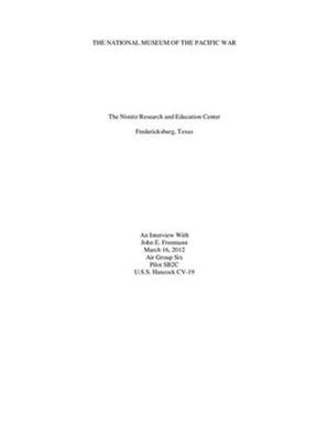 Oral History Interview with John E. Freemann, March 16, 2012