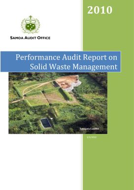 Performance Audit Report on Solid Waste Management : Samoa