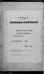 Patrol Reports. East Sepik District, Dreikikir, 1958 - 1959