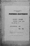 Patrol Reports. Morobe District, Finschhafen, 1955 - 1956