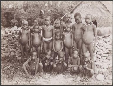 Children of Nukapu, Reef Islands, 1906 / J.W. Beattie