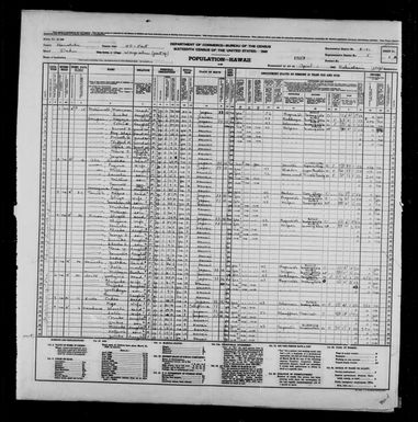 1940 Census Population Schedules - Hawaii - Honolulu County - ED 2-101