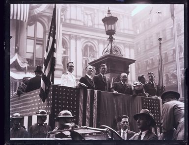 Officials at the Charles Lindbergh Parade, Boston, Mass., 22 July 1927