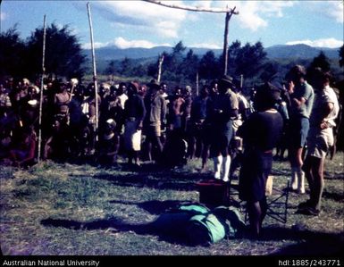 Gathered crowd