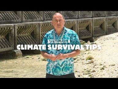 CLIMATE SURVIVAL TIPS FROM THE COOK ISLANDS PRIME MINISTER