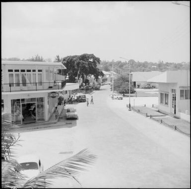 View along a street in Port Vila, New Hebrides, 1969 / Michael Terry