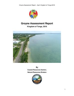 Groyne assessment report - Kingdom of Tonga, 2019