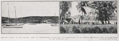 Denuding Germany of her colonies; Views of Herbertshohe (on the left) and Simpsonhafen, in the Bismarck [sic] archipelago, which have been seized by the Australian Navy