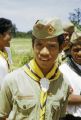 Federated States of Micronesia, Boy Scout at airport on Yap Island
